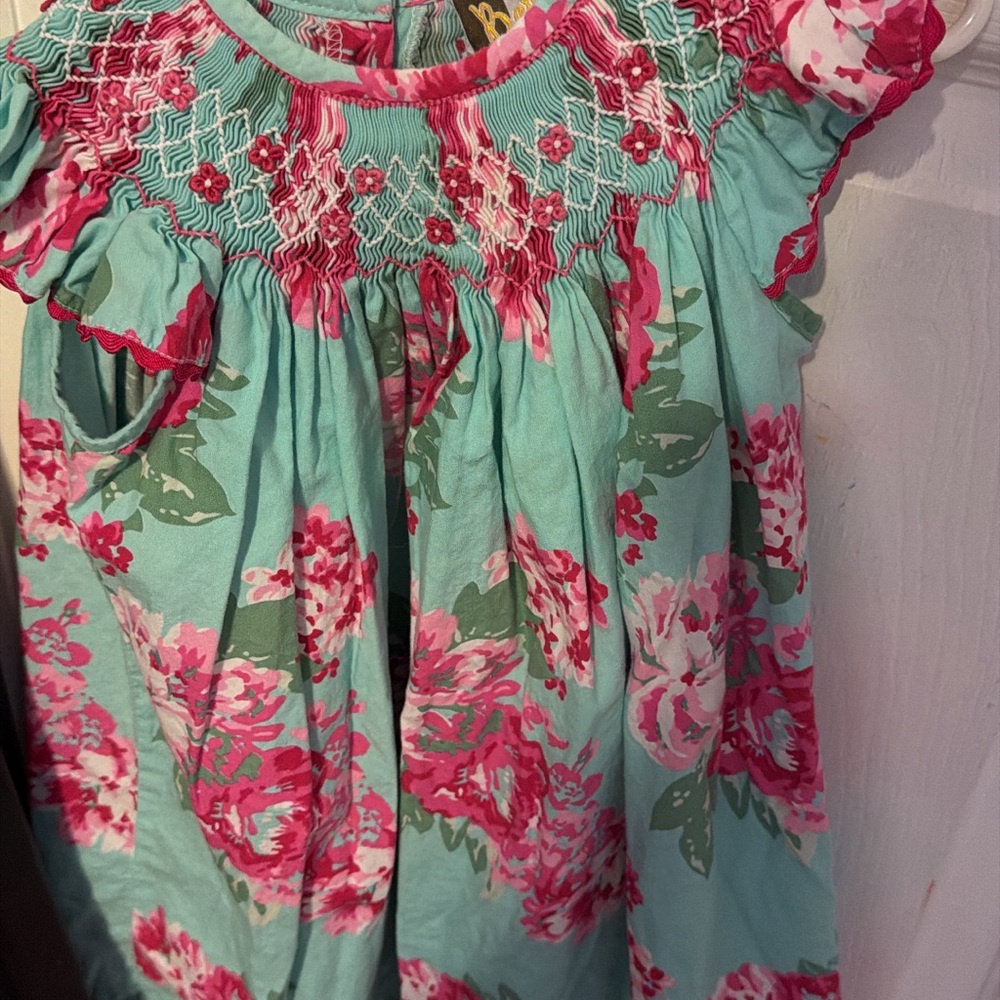 Floral Smocked Dress